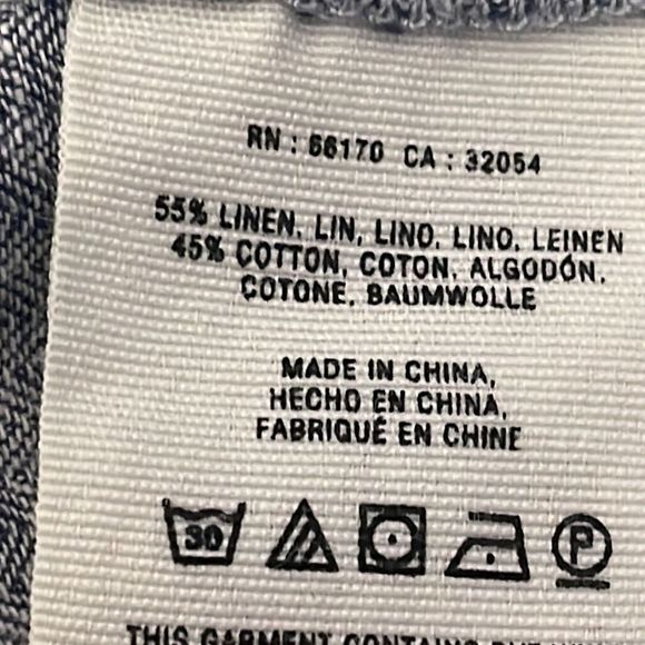 Anthropologie Pilcro and The Letterpress Linen Blend Wide Leg Pants 4 - Picture 9 of 11